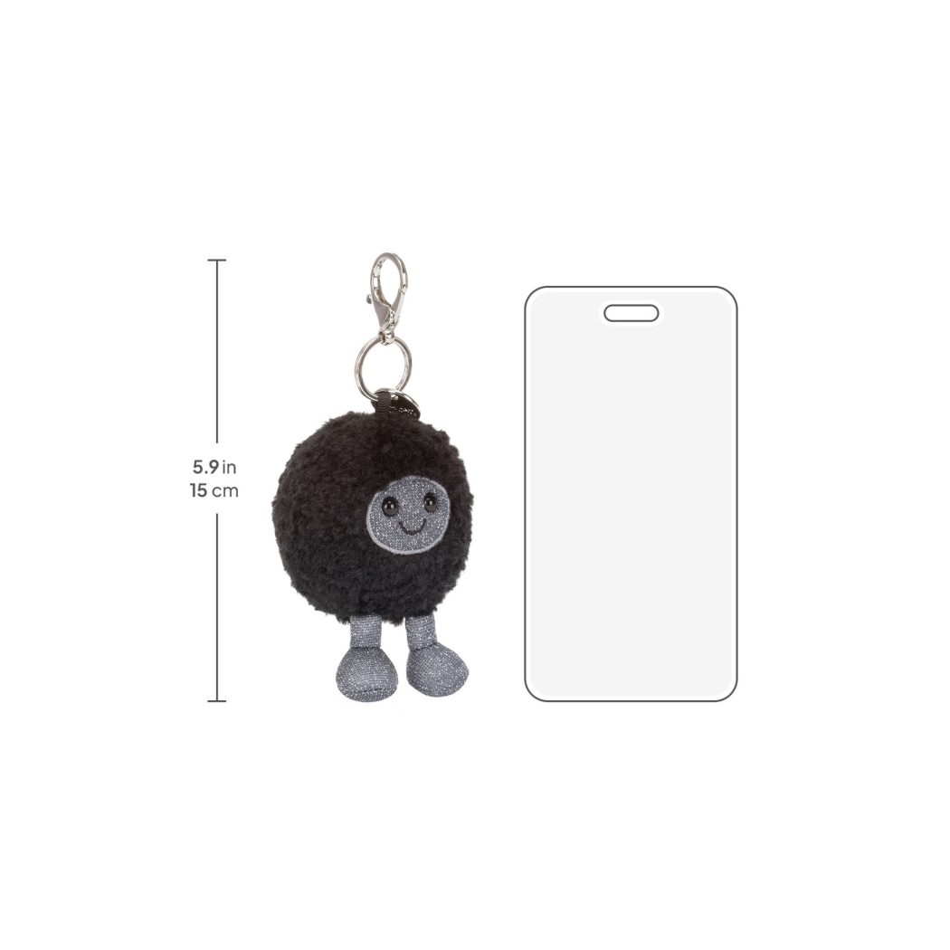 Breloczek Czarna Dziura - Pluszowa 15 cm - Maskotka Przytulanka Brelok Charms - JellyCat