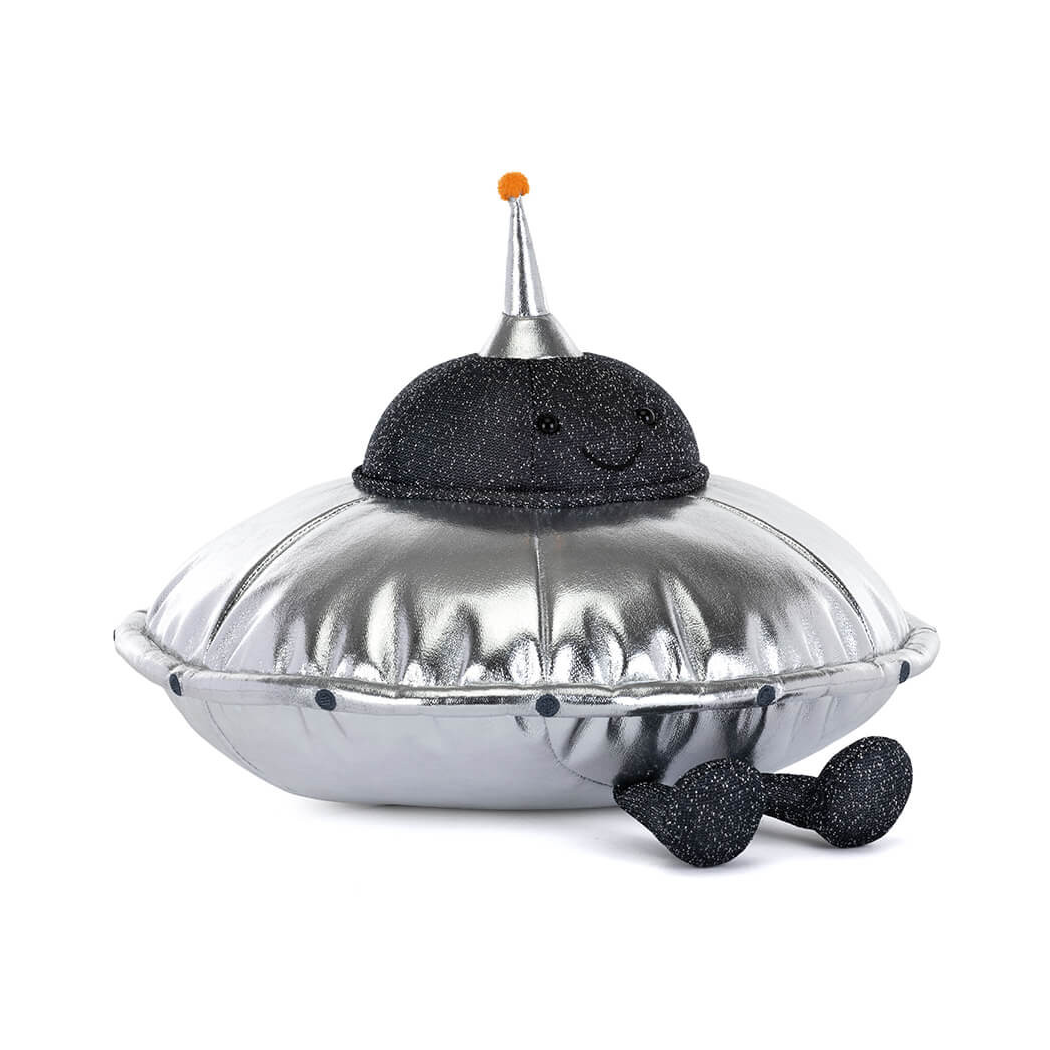 Latający Spodek UFO - 25 cm - Pluszowy Statek Kosmiczny - Maskotka Przytulanka - JellyCat