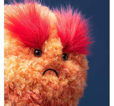 Planeta Mars - 16 cm - Pluszowa Czerwona Planeta - Maskotka Przytulanka - JellyCat