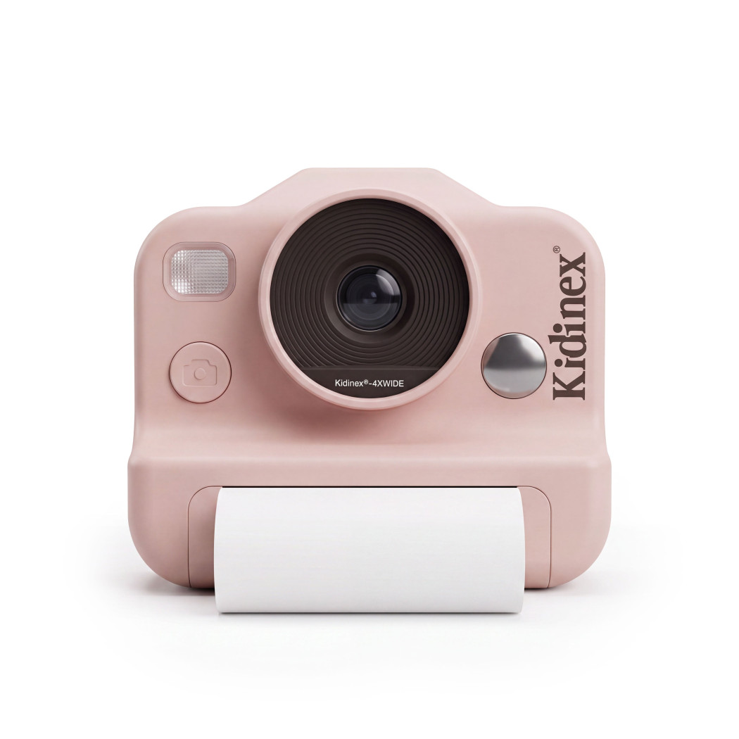 KidSnap Pink - Aparat Fotograficzny z Wydrukiem Natychmiastowym dla Dzieci - Kidinex