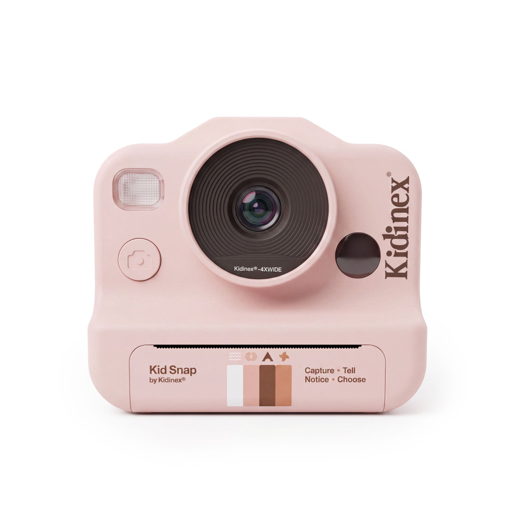 KidSnap Pink - Aparat Fotograficzny z Wydrukiem Natychmiastowym dla Dzieci - Kidinex