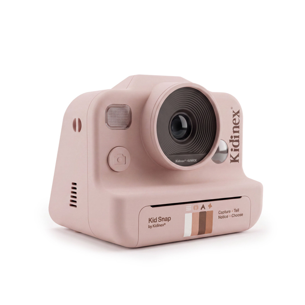 KidSnap Pink - Aparat Fotograficzny z Wydrukiem Natychmiastowym dla Dzieci - Kidinex