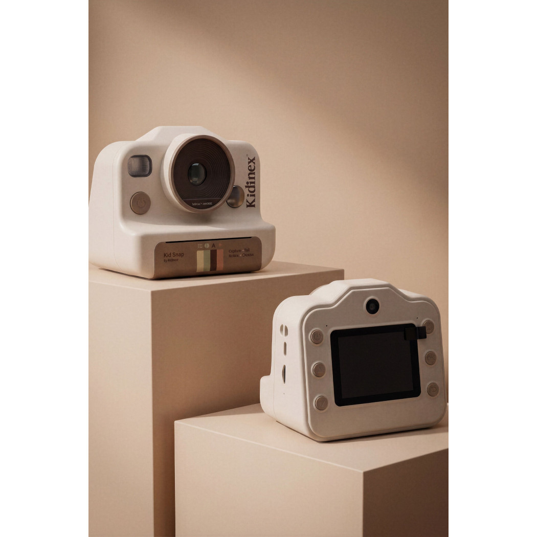 KidSnap Pink - Aparat Fotograficzny z Wydrukiem Natychmiastowym dla Dzieci - Kidinex