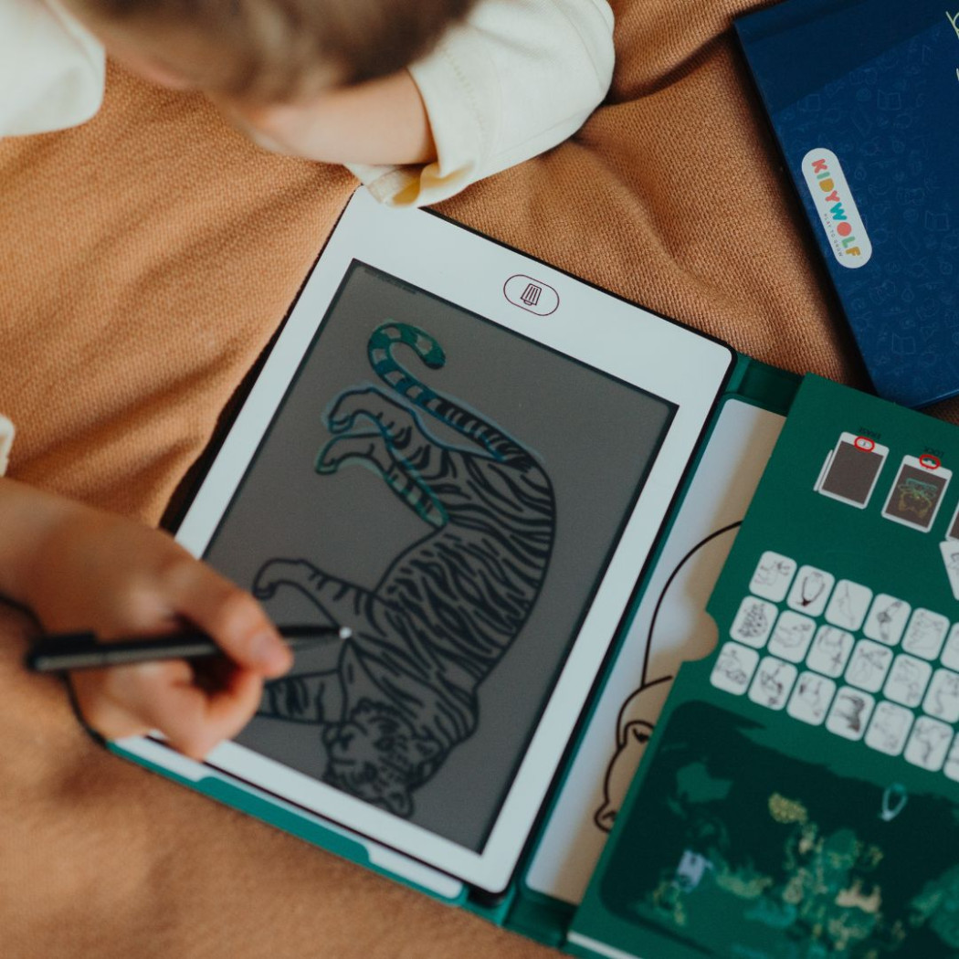 Piraci i Zwierzęta - Wkłady Uzupełniające do Mini Tabletu do Nauki Rysowania dla Dzieci - KIDYWOLF