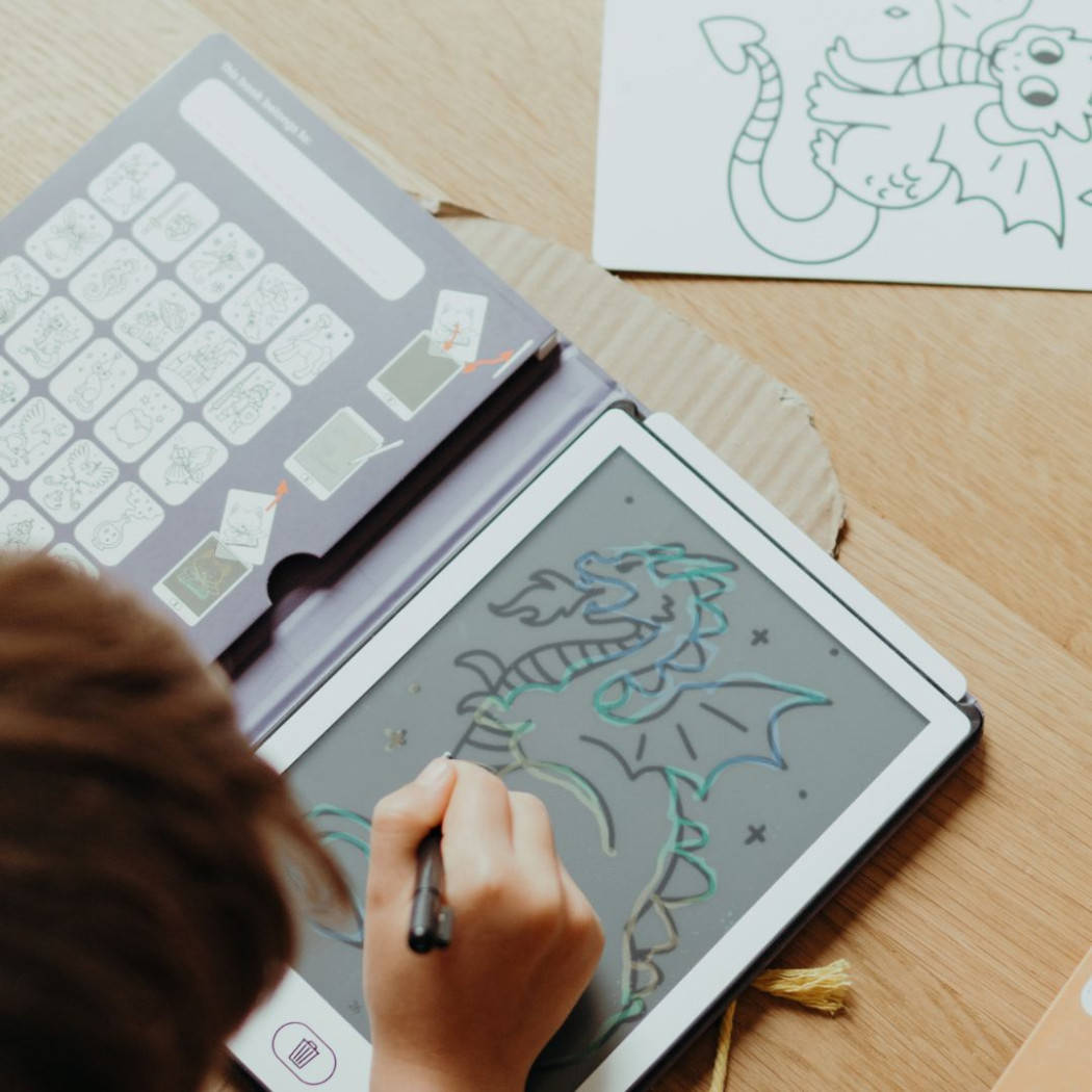 Zwierzęta i Kraina Baśni - Wkłady Uzupełniające do Mini Tabletu do Nauki Rysowania dla Dzieci - KIDYWOLF