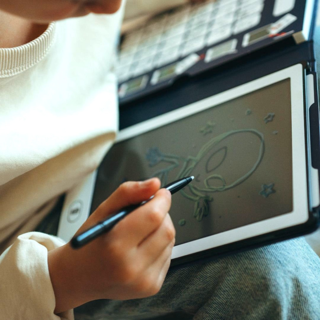 Wkłady Uzupełniające Dinozaury i Kosmos do Mini Tabletu do Nauki Rysowania dla Dzieci - KIDYWOLF