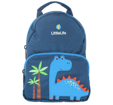 Dinozaur - Mały Plecak Dwukomorowy dla Dzieci ze Smyczą Bezpieczeństwa - LittleLife