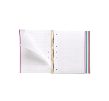 Square It - Kołozeszyt A4 - Notes Zeszyt w Kratkę na Spirali 120 stron - Miquelrius