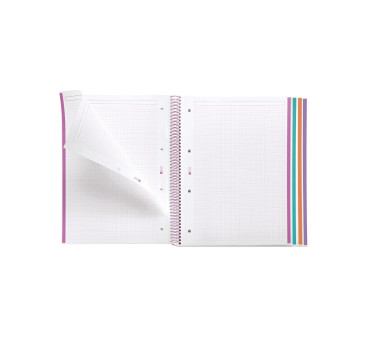 Magic Unicorn - Kołozeszyt A4 - Notes Zeszyt w Kratkę na Spirali 120 stron - Miquelrius
