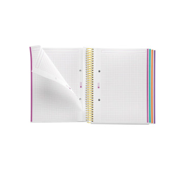 Square It - Kołozeszyt A5 - Notes Zeszyt w Kratkę na Spirali 120 stron - Miquelrius