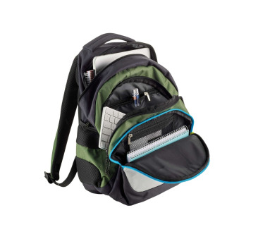 Berlin Rider Green 30L - Plecak Szkolny Trzykomorowy - Miquelrius