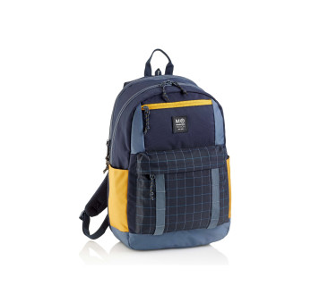 Amsterdam Rider Black 28L - Plecak Szkolny Trzykomorowy - Miquelrius
