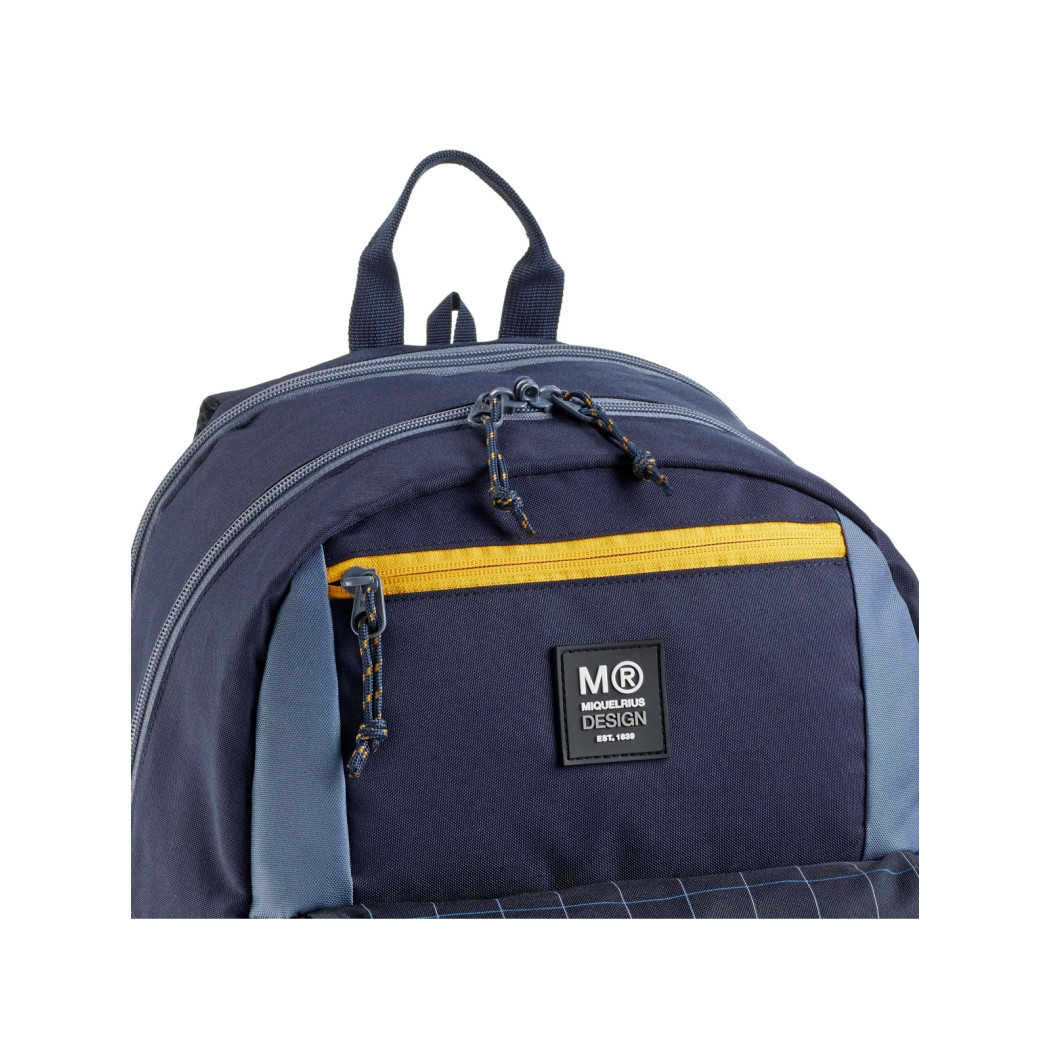 Amsterdam Rider Black 28L - Plecak Szkolny Trzykomorowy - Miquelrius