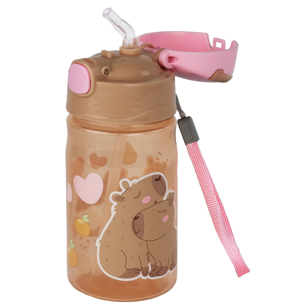 PROMOCJA Bidon Kapibara - 330 ml ze Słomką - BackUP