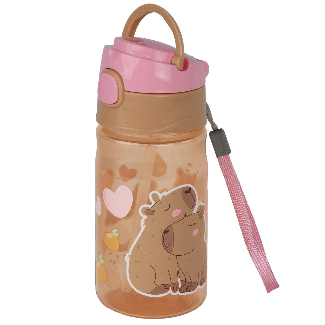 PROMOCJA Bidon Kapibara - 330 ml ze Słomką - BackUP