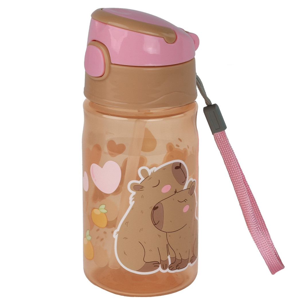 PROMOCJA Bidon Kapibara - 330 ml ze Słomką - BackUP