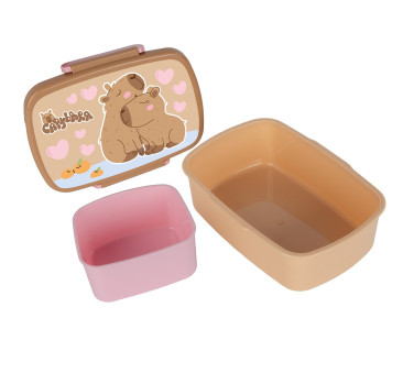 Kapibara Śniadaniówka - Lunchbox z Dodatkowym Pojemnikiem - BackUP