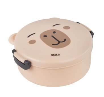PROMOCJA Kapibara Śniadaniówka Okrągła 0,95L - 3 Przegródki Lunchbox - BackUP