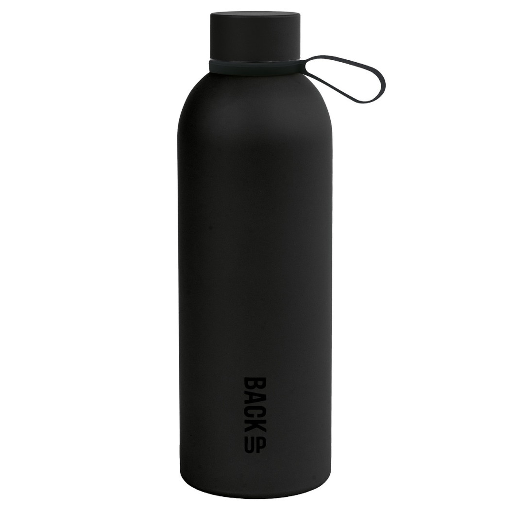 PROMOCJA Czarna Butelka Termiczna - 500 ml - z Uchwytem - BackUP