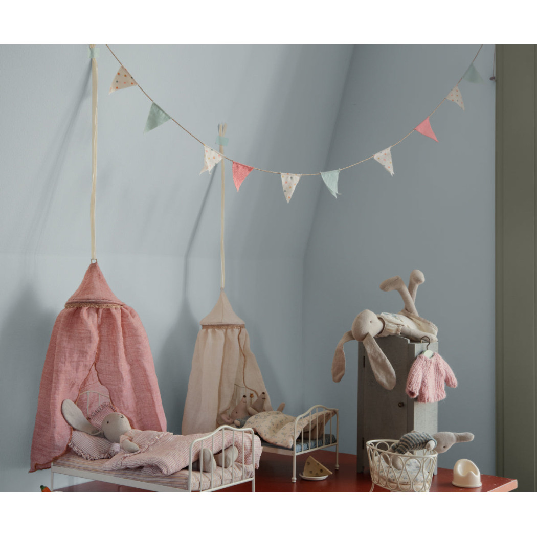 Błękitna Drewniana Szafa do Domku Myszek - Closet Mouse Soft Blue - Maileg
