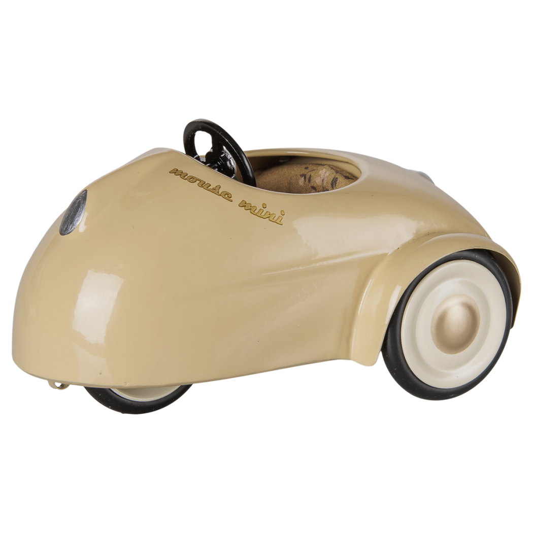 Autko dla Myszek - Pszeniczny - Metalowy Samochodzik Trójkołowy - Mouse Car - Maileg
