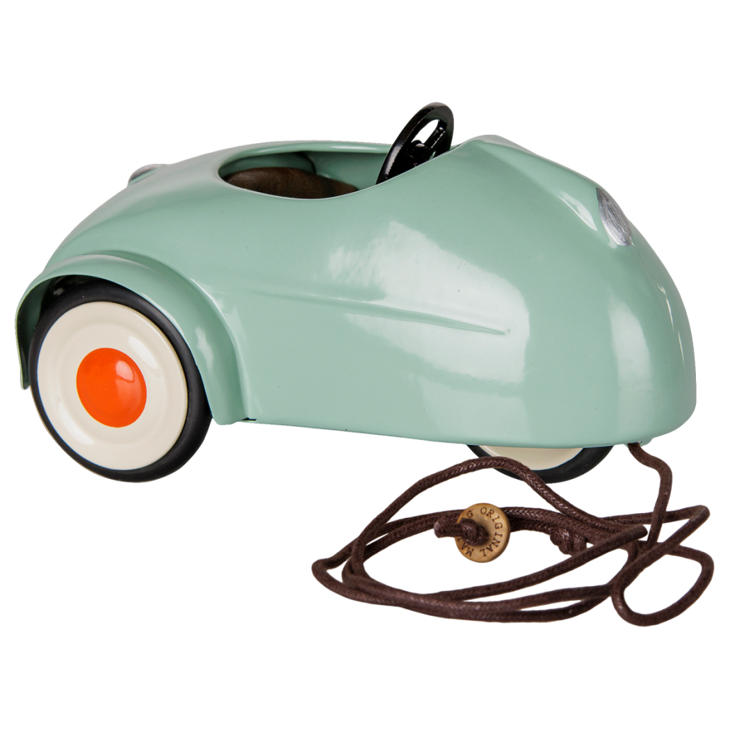 Autko dla Myszek - Jasna Mięta - Metalowy Samochodzik Trójkołowy - Mouse Car - Maileg