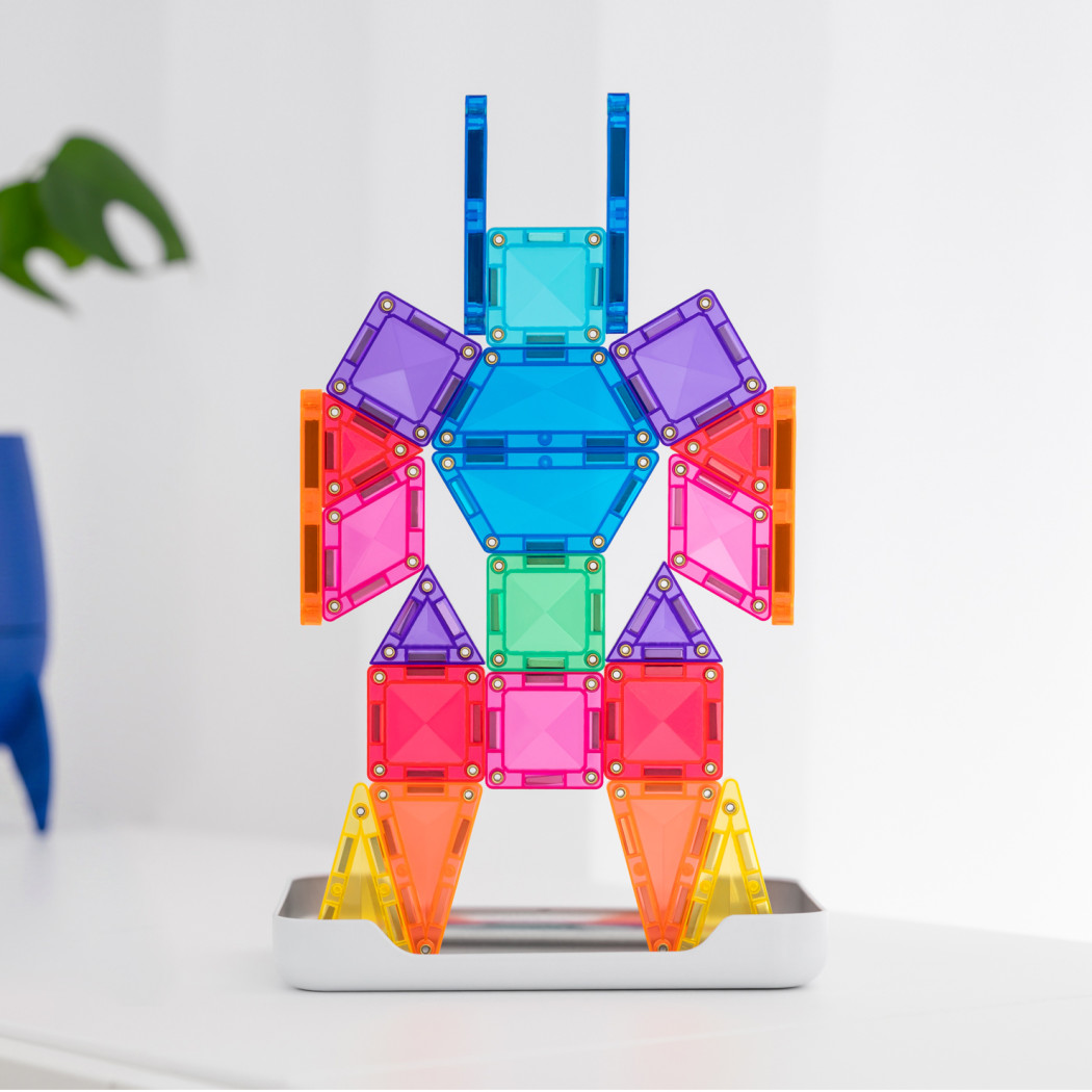 Travel - Podróżny Przenośny Zestaw w Metalowym Etui - 32 Elementy - Connetix