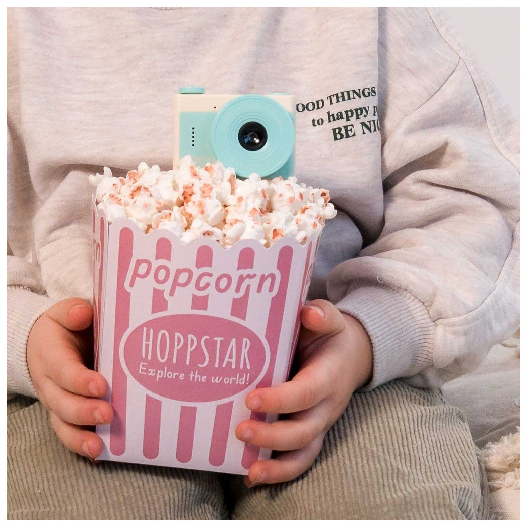 Popcorn Breeze - Kieszonkowy Aparat Fotograficzny dla Najmłodszych Dzieci - Hoppstar - Różowy