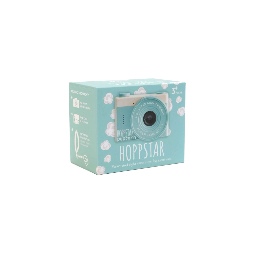 Popcorn Breeze - Kieszonkowy Aparat Fotograficzny dla Najmłodszych Dzieci - Hoppstar - Różowy