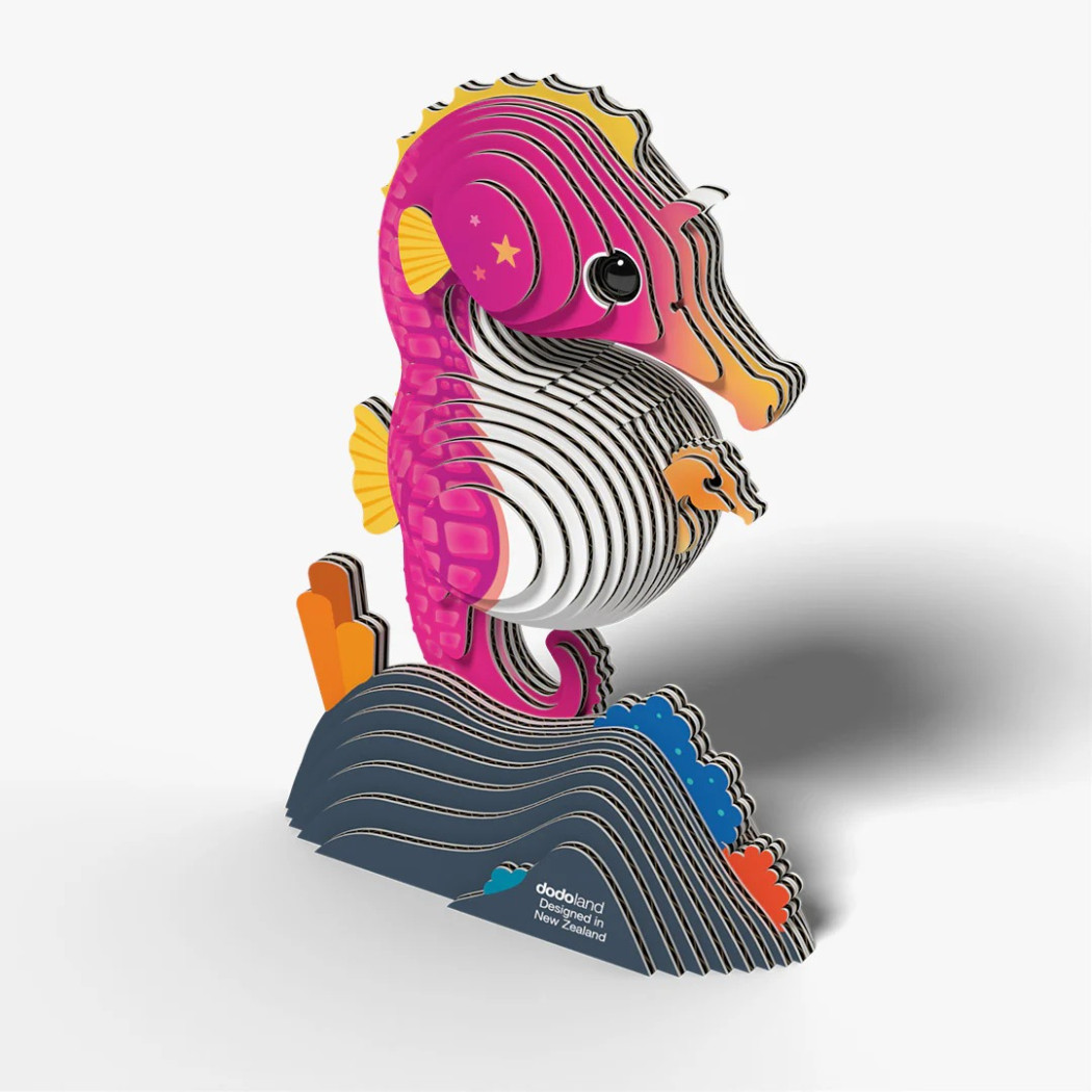 Konik Morski - Pławikonik - Morskie Zwierzęta - Eko Układanka 3D - Eugy