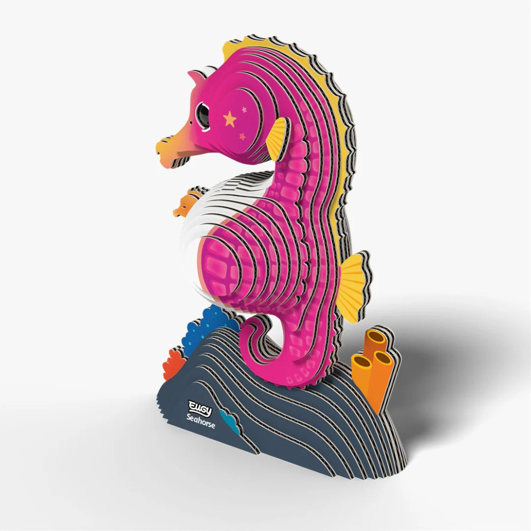 Konik Morski - Pławikonik - Morskie Zwierzęta - Eko Układanka 3D - Eugy
