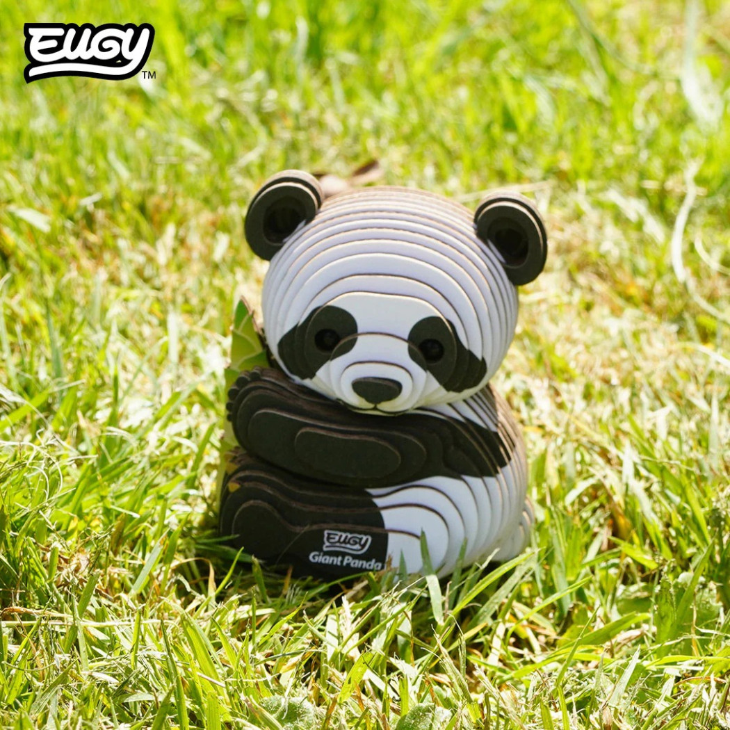 Panda Wielka - Niedźwiedź Bambusowy - Eko Układanka 3D - Eugy