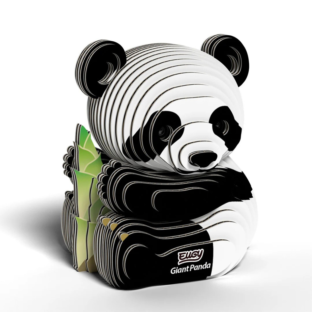 Panda Wielka - Niedźwiedź Bambusowy - Eko Układanka 3D - Eugy