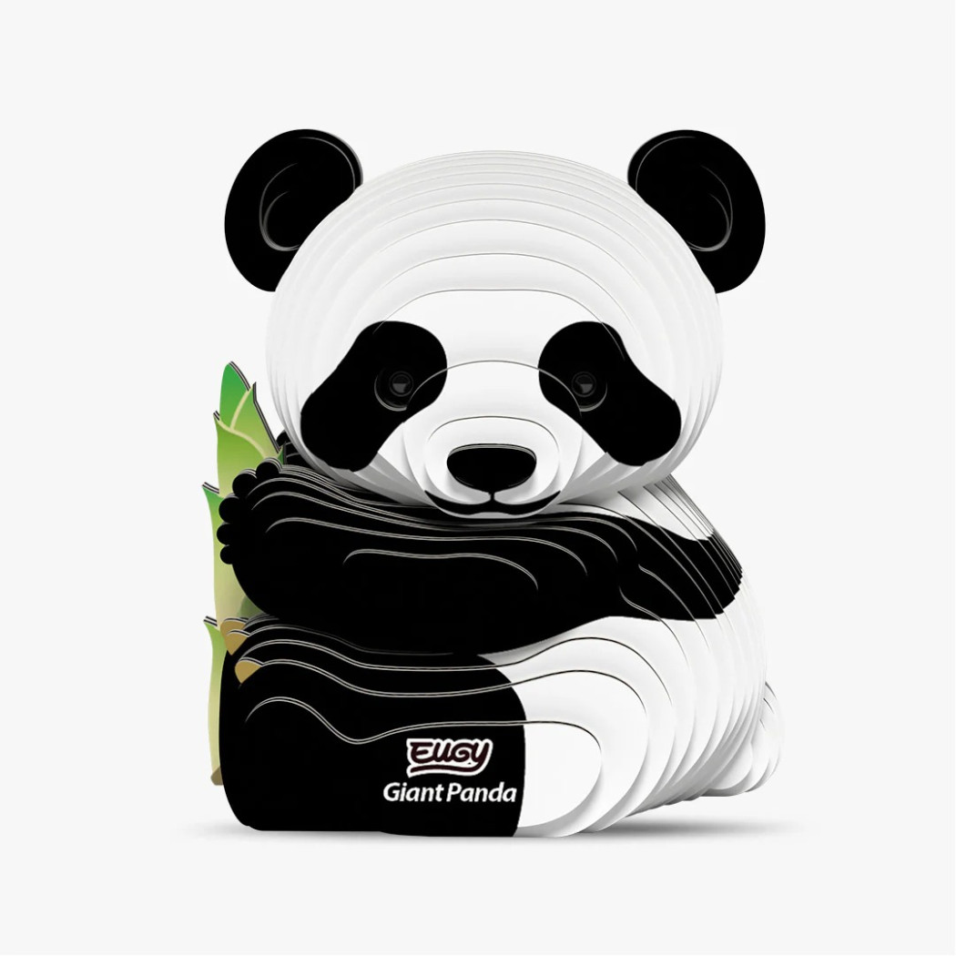 Panda Wielka - Niedźwiedź Bambusowy - Eko Układanka 3D - Eugy