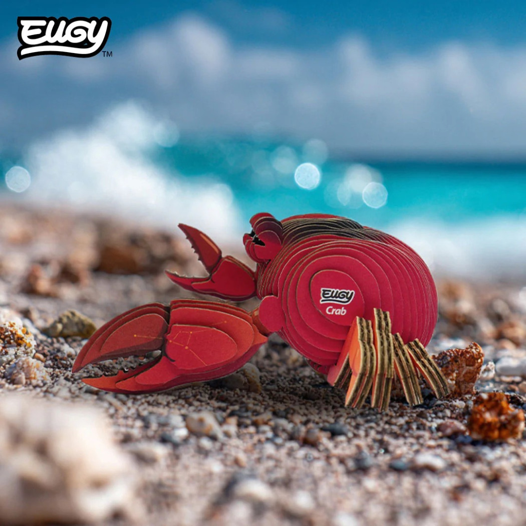 Krab - Morskie Zwierzęta - Eko Układanka 3D - Eugy