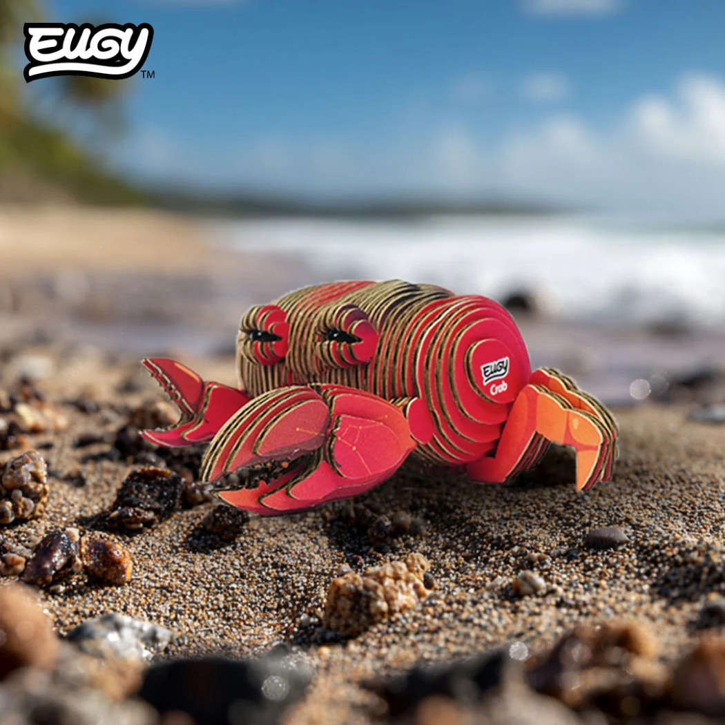 Krab - Morskie Zwierzęta - Eko Układanka 3D - Eugy