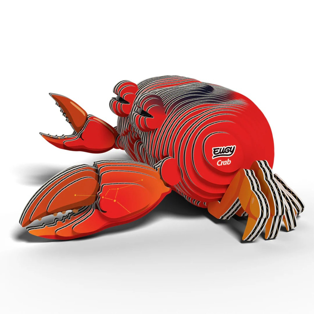 Krab - Morskie Zwierzęta - Eko Układanka 3D - Eugy