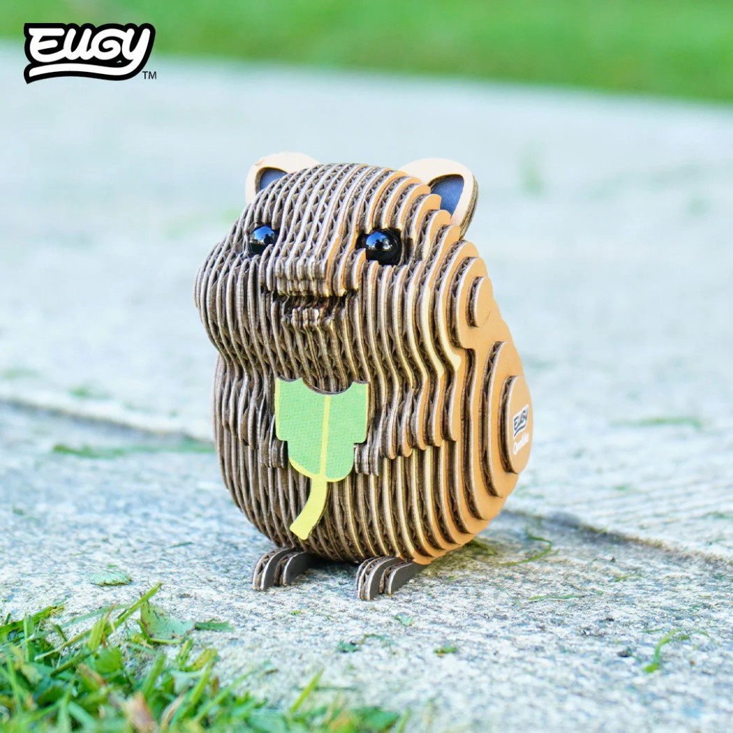 Kuoka - Eko Układanka 3D - Najszczęśliwsze Zwierzę na Świecie - Eugy