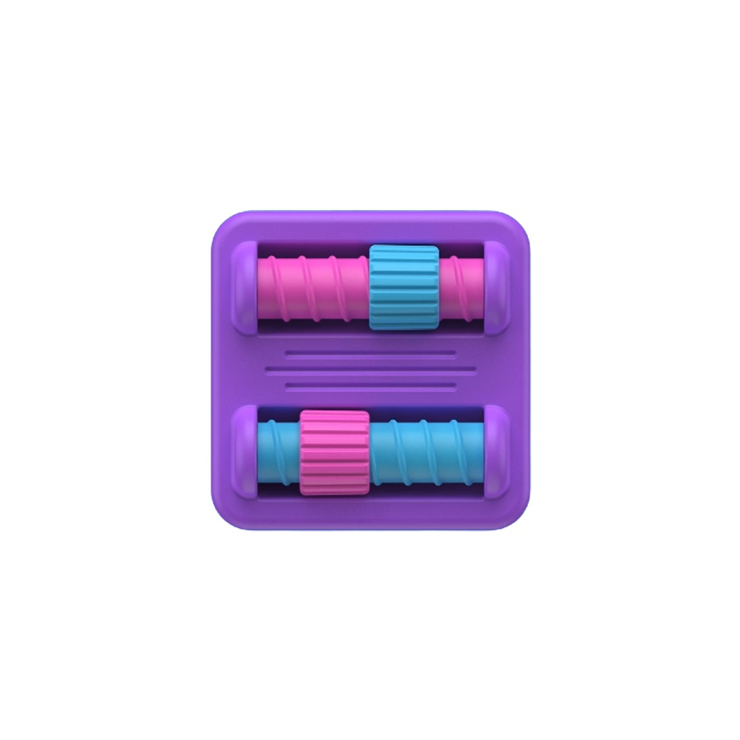 Nakrętki - PlayTab Sensoryczny Kwadrat - Jeden Element do Tablicy - Fat Brain Toys