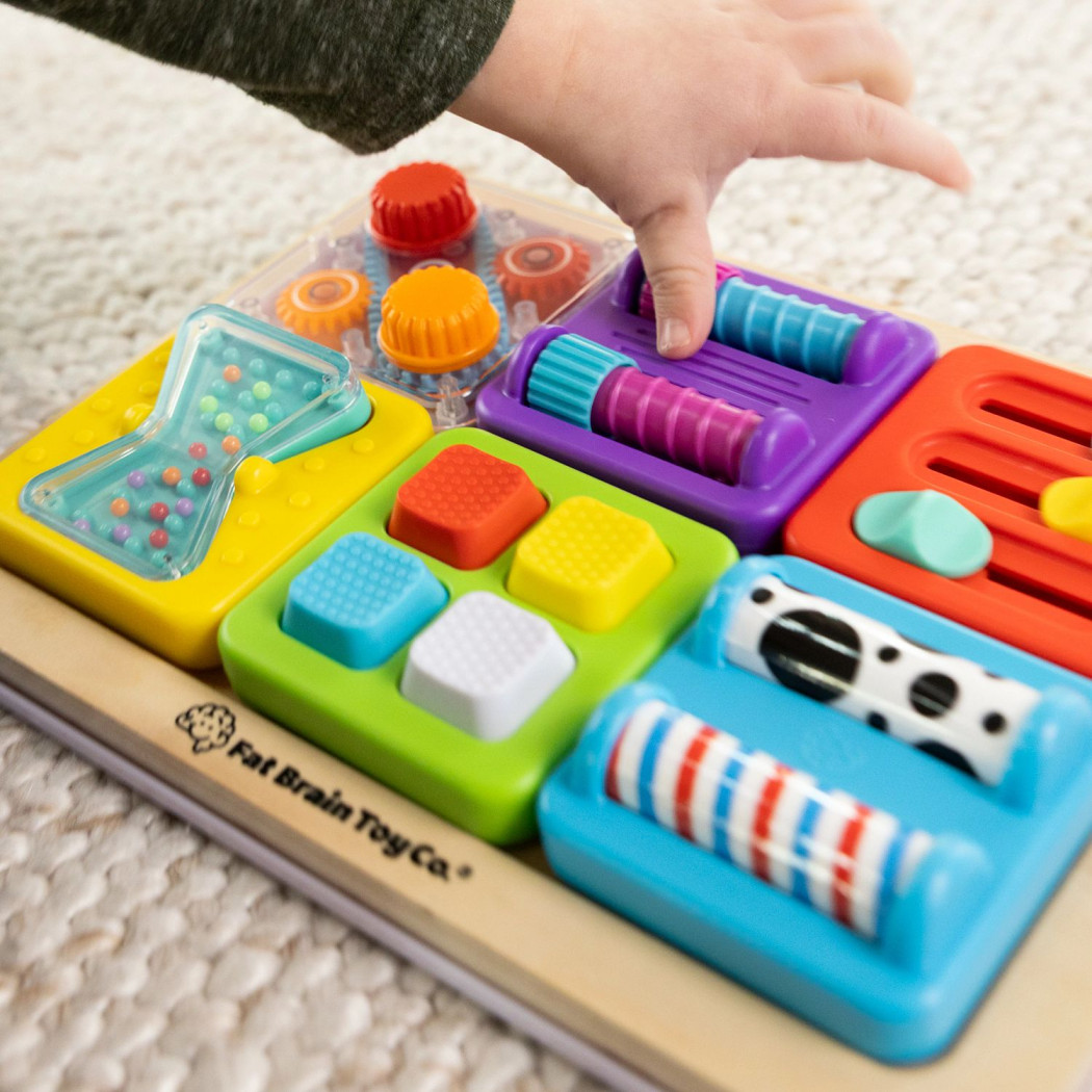 Klepsydra - PlayTab Sensoryczny Kwadrat - Jeden Element do Tablicy - Fat Brain Toys