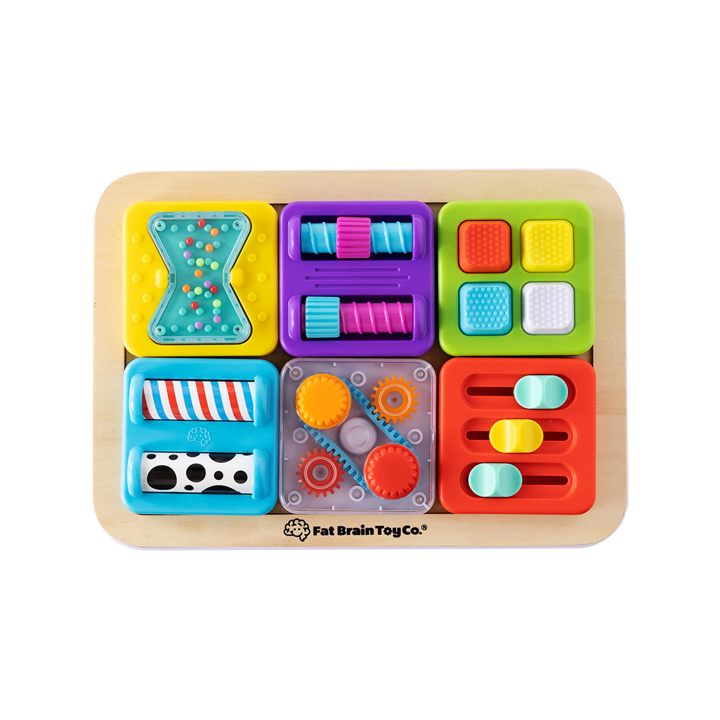 Klepsydra - PlayTab Sensoryczny Kwadrat - Jeden Element do Tablicy - Fat Brain Toys
