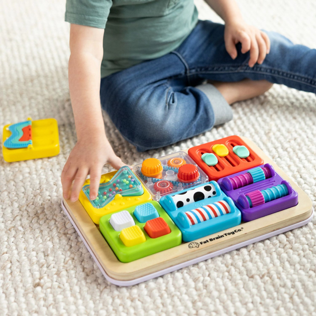 Wałeczki - PlayTab Sensoryczny Kwadrat - Jeden Element do Tablicy - Fat Brain Toys