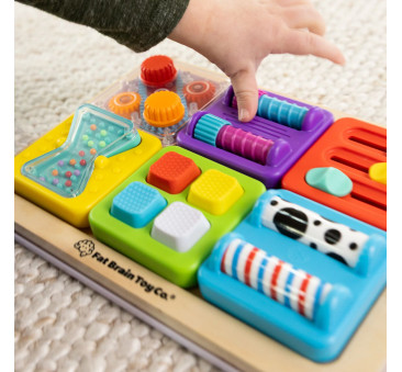 Wałeczki - PlayTab Sensoryczny Kwadrat - Jeden Element do Tablicy - Fat Brain Toys