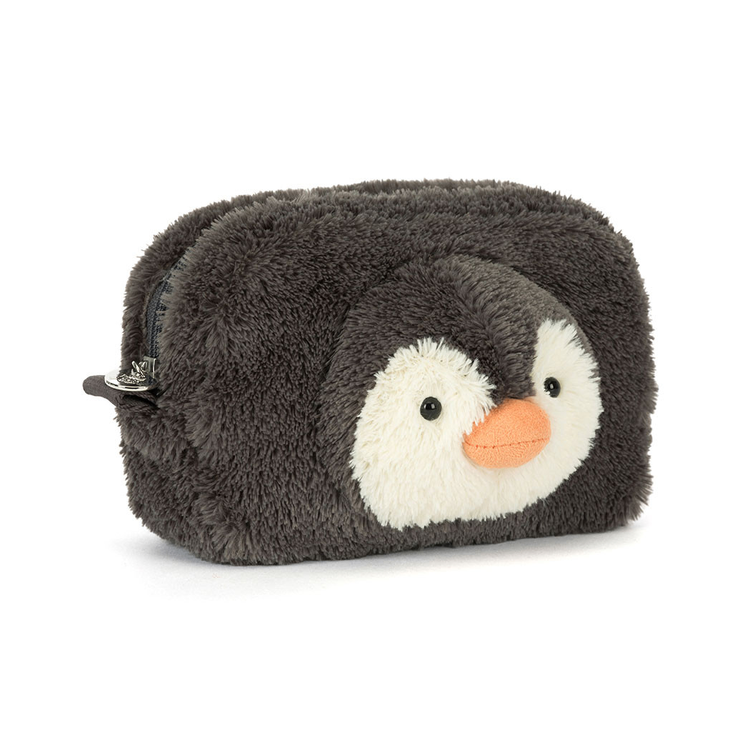 Piórnik Pingwin Peanut - Kosmetyczka - Pluszowa Saszetka 19 cm - JellyCat