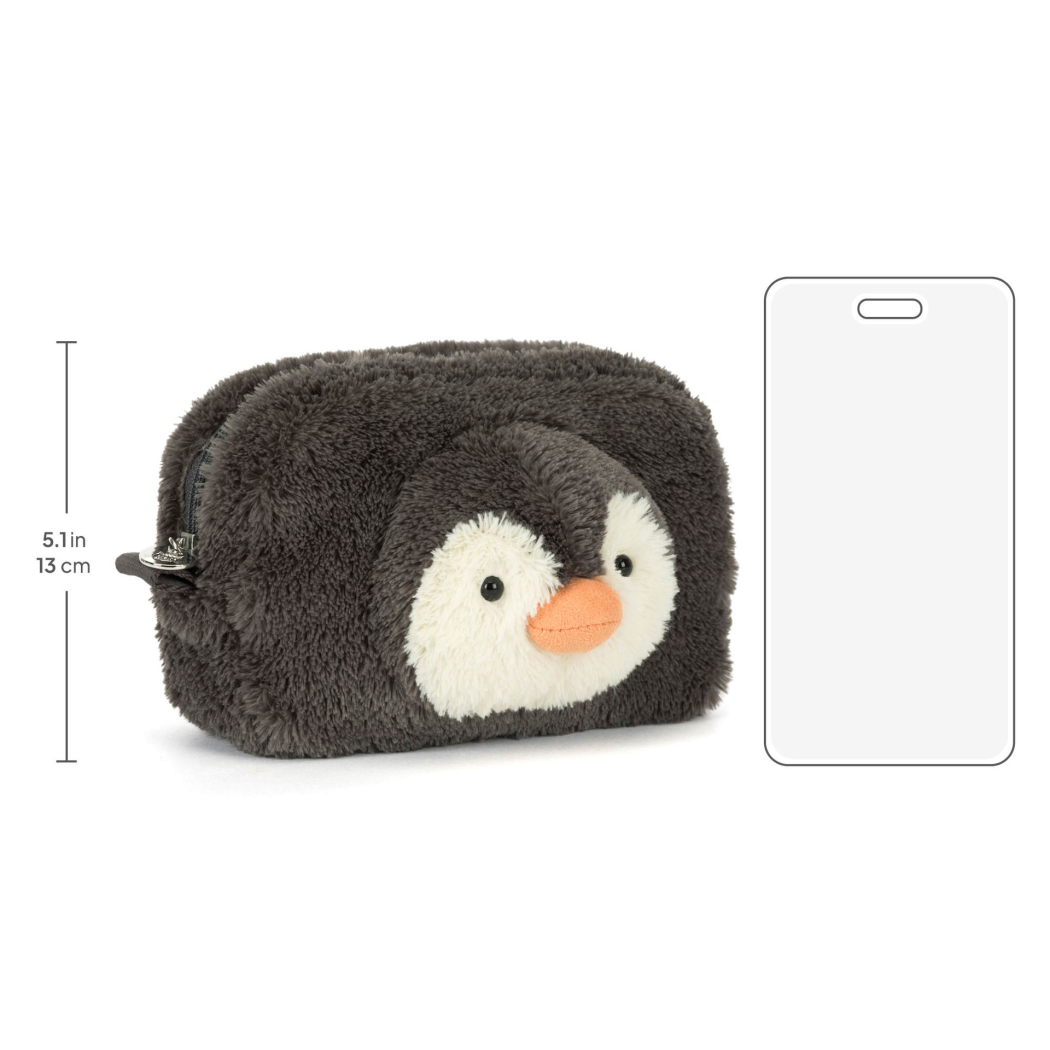 Piórnik Pingwin Peanut - Kosmetyczka - Pluszowa Saszetka 19 cm - JellyCat