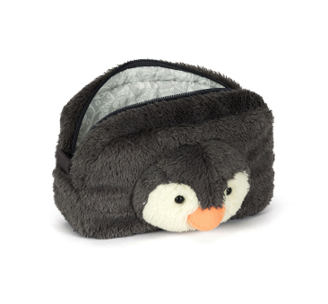 Piórnik Pingwin Peanut - Kosmetyczka - Pluszowa Saszetka 19 cm - JellyCat