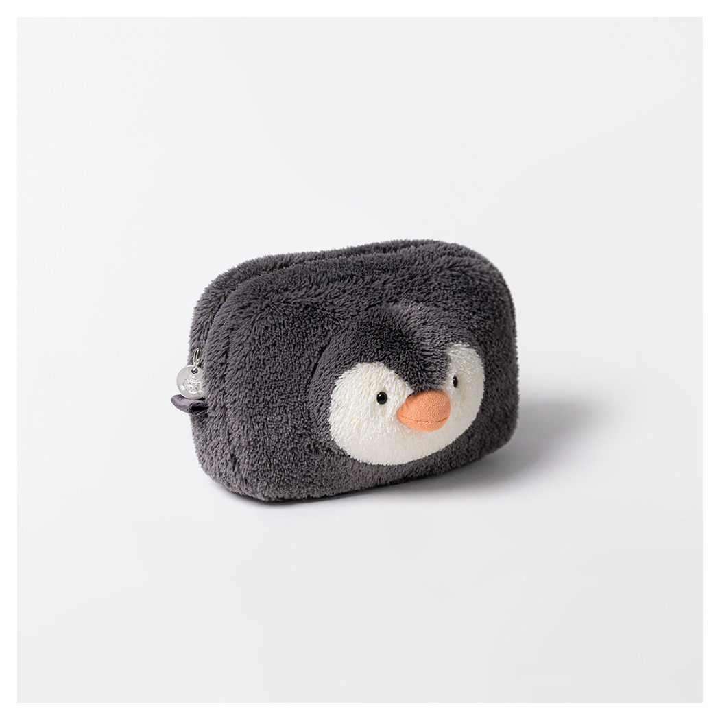 Piórnik Pingwin Peanut - Kosmetyczka - Pluszowa Saszetka 19 cm - JellyCat