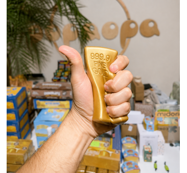Sztabka Złota - Squishy Gold -  Miękki Gniotek Antystresowy Sensoryczny - Fidget