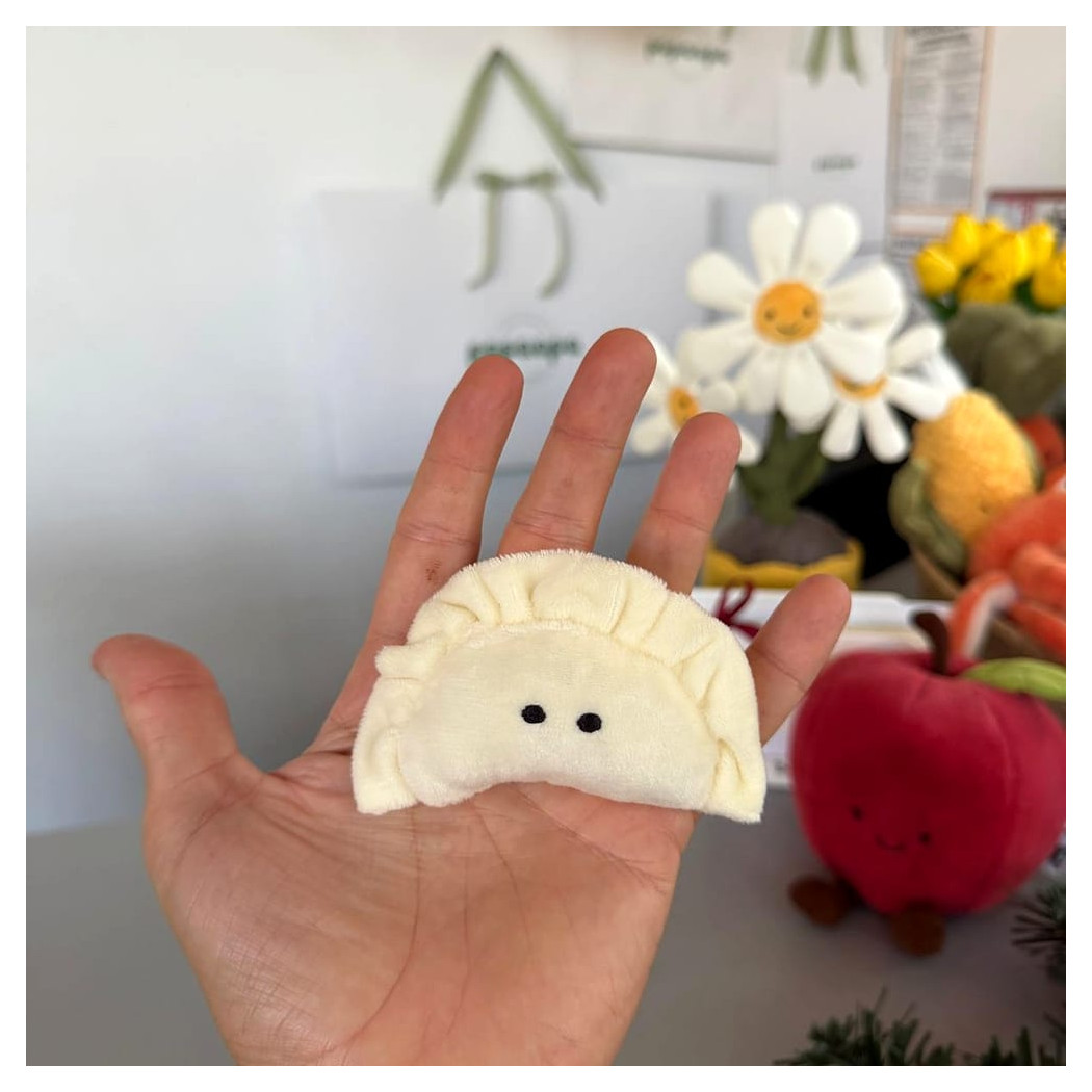 Polski Pierożek - Pluszowy Breloczek Pieróg - Brelok Charm Zawieszka