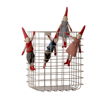 Krasnoludek Pixy w Czerwonej Sukience - Dziewczynka - 26 cm - Rozmiar nr 1 - Dekoracja Bożonarodzeniowa - Maileg